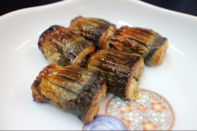 Frozen roasted pacific saury (soaked with soy sauce)