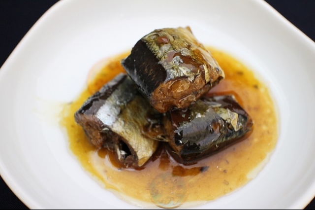 Frozen boiled pacific saury (with soy sauce)