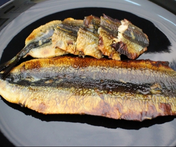 Frozen butterfly-cutted pacific saury (roasted with soy sauce)